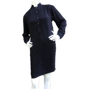 Trina Turk 100% Silk Black Dress Size Small